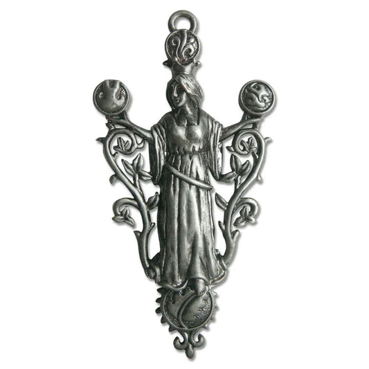 Die Ur - Gaia Anhänger Schmuck Elfen Feen Greenwood mythisch + Halsband - Firma Holzenplotz - Silberketten - Goldketten.de