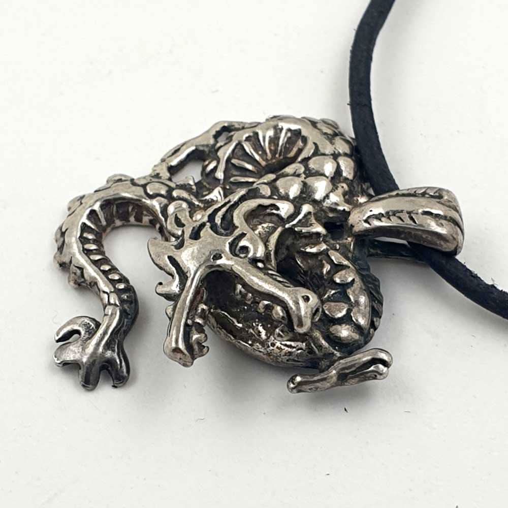 Drache Schmuck Anhänger 925er Silber - Drachen - 30x32mm - Firma Holzenplotz - Silberketten - Goldketten.de