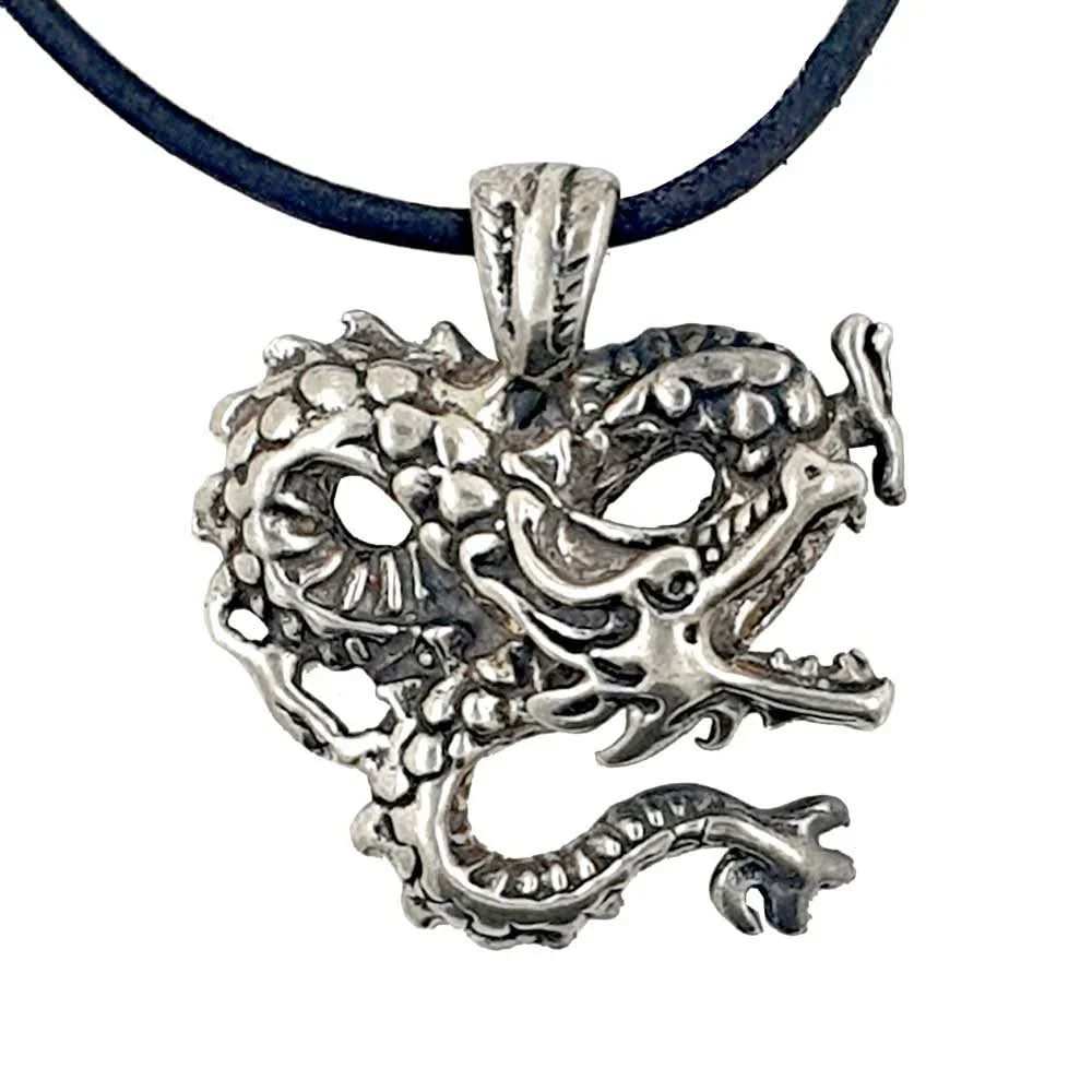 Drache Schmuck Anhänger 925er Silber - Drachen - 30x32mm - Firma Holzenplotz - Silberketten - Goldketten.de
