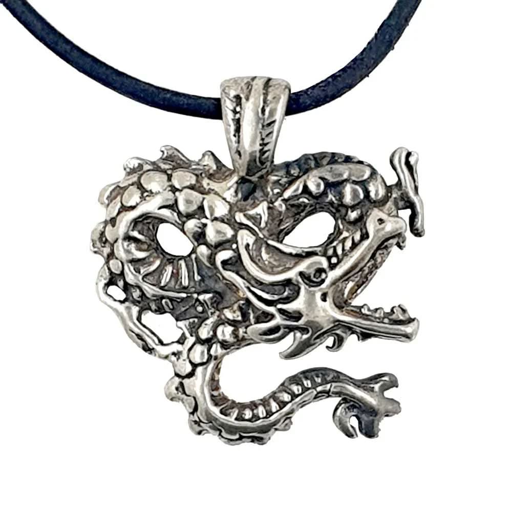 Drache Schmuck Anhänger 925er Silber - Drachen - 30x32mm - Firma Holzenplotz - Silberketten - Goldketten.de