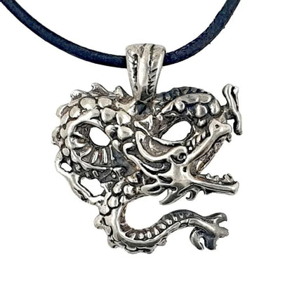 Drache Schmuck Anhänger 925er Silber - Drachen - 30x32mm - Firma Holzenplotz - Silberketten - Goldketten.de