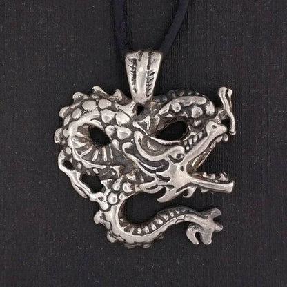 Drache Schmuck Anhänger 925er Silber - Drachen - 30x32mm - Firma Holzenplotz - Silberketten - Goldketten.de