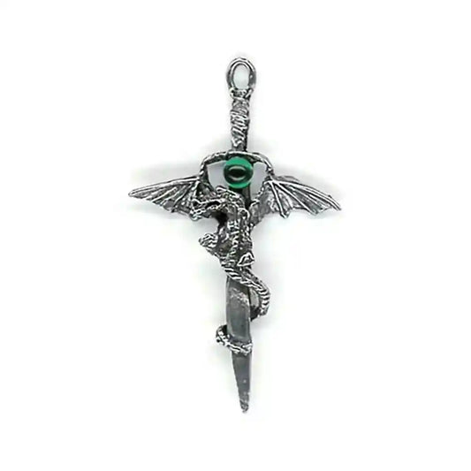 Drache und Schwert Anhänger Schmuck - Drachen , Waffen -