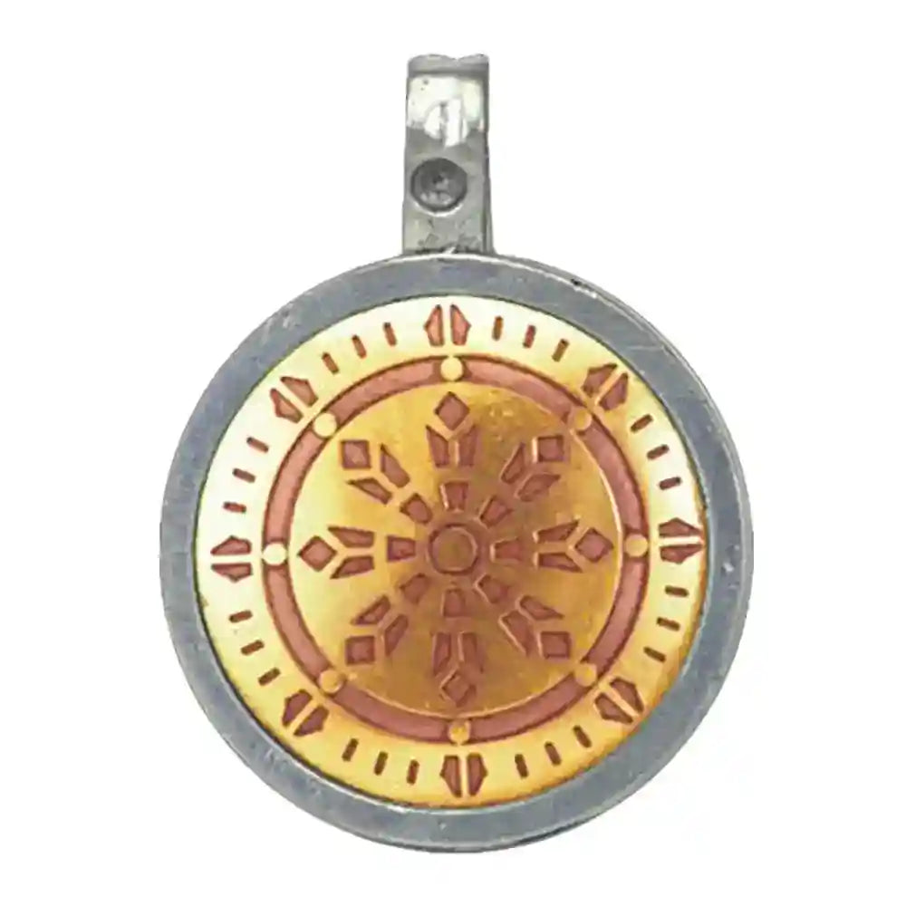 Earth-Star-Flower Anhänger Schmuck 29x37mm