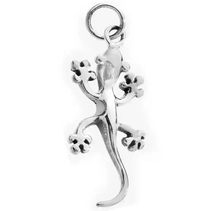 Echse Schmuck Anhänger 925er Silber - Sonstige Tiere - 16x37mm