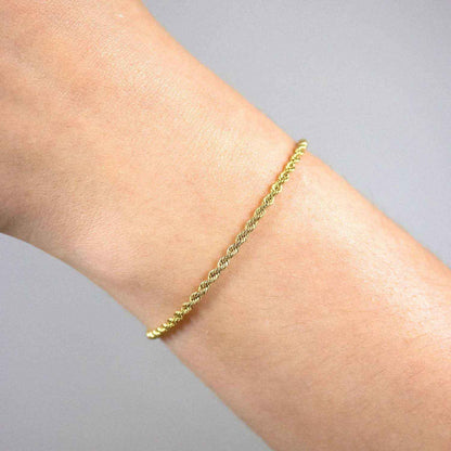 Edle Kordelkette Halskette - 333 - 8 Karat Gold Juwelier Qualität - Firma Holzenplotz - Silberketten-Goldketten.de 