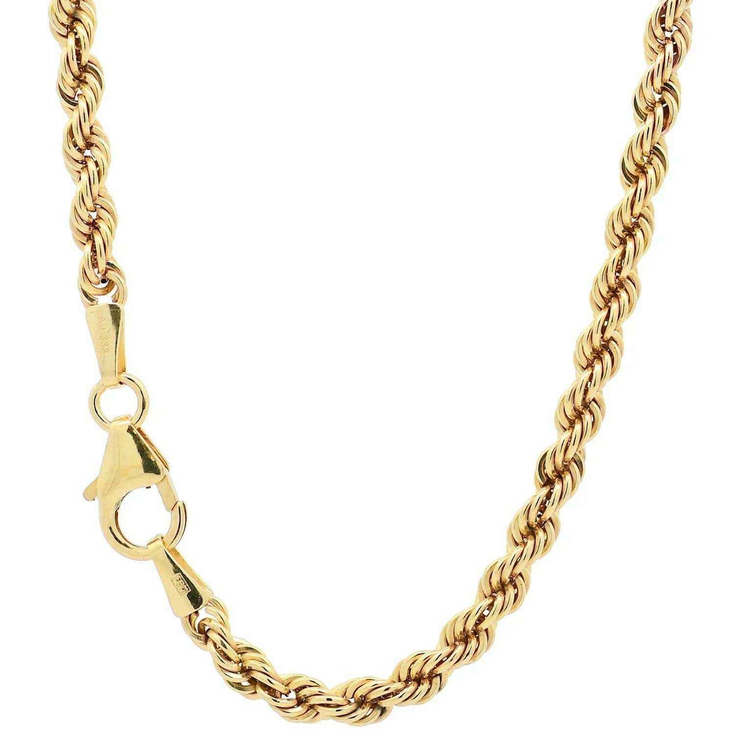 Edle Kordelkette Halskette - 333 - 8 Karat Gold Juwelier Qualität - Firma Holzenplotz - Silberketten-Goldketten.de 