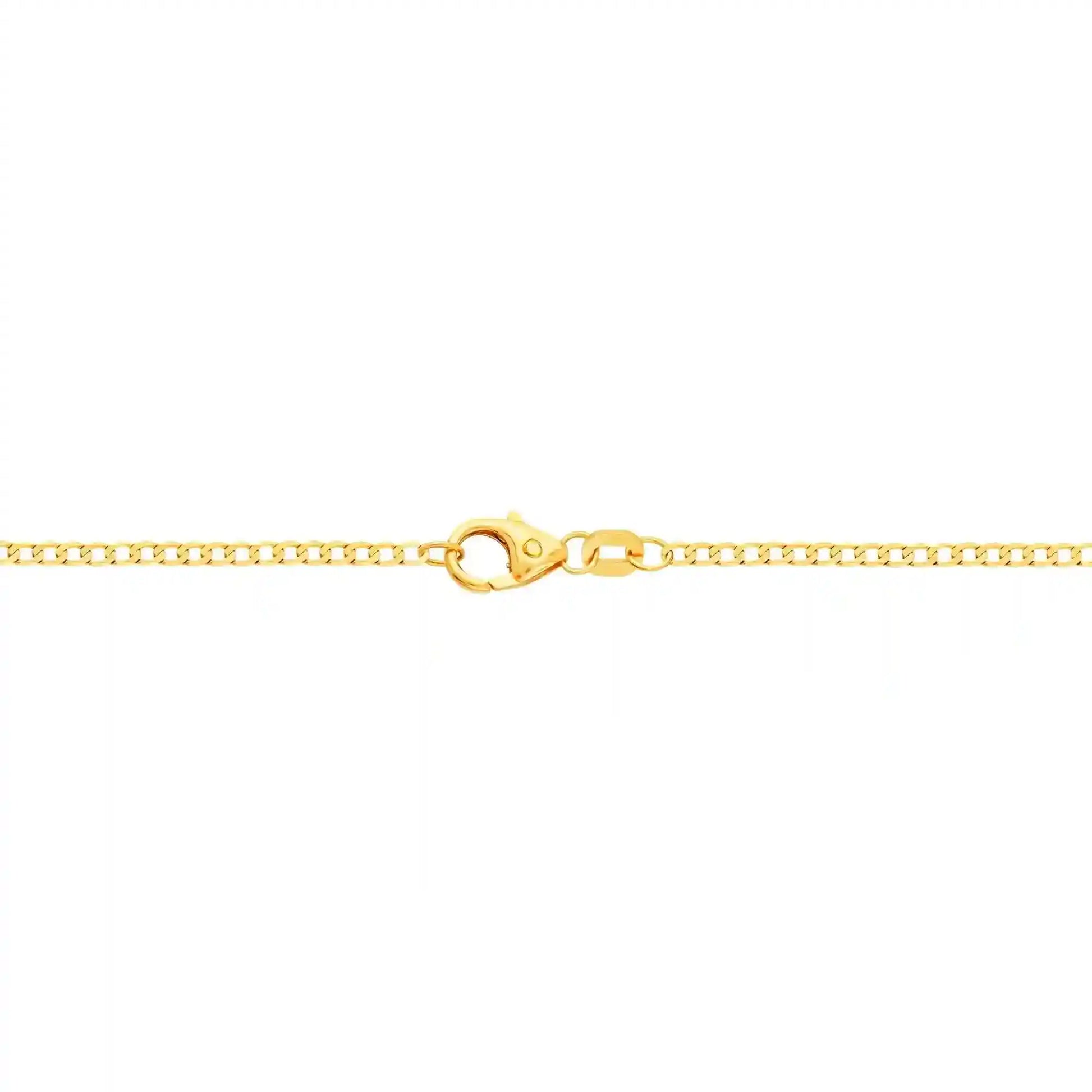 Edle massive Goldkette Panzerkette Halskette aus 333 - 8 Karat Gold - Firma Holzenplotz - Silberketten-Goldketten.de 