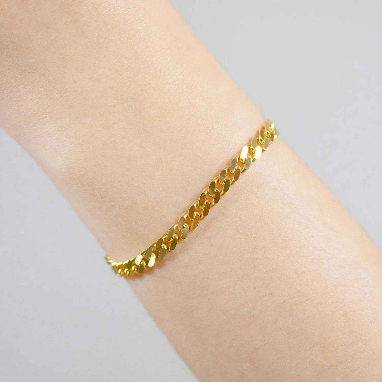 Edle massive Goldkette Panzerkette Halskette aus 333 - 8 Karat Gold - Firma Holzenplotz - Silberketten-Goldketten.de 