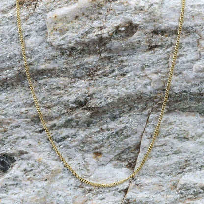 Edle massive Goldkette Panzerkette Halskette aus 333 - 8 Karat Gold - Firma Holzenplotz - Silberketten-Goldketten.de 
