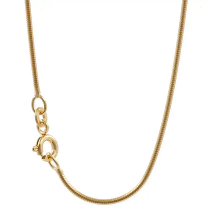 Edle Massive Goldkette Schlangenkette rund Halskette 333- 8 Karat Gold