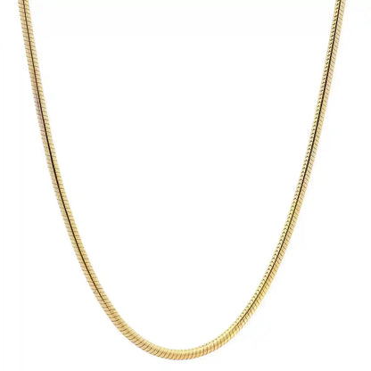 Edle Massive Goldkette Schlangenkette rund Halskette 333- 8 Karat Gold