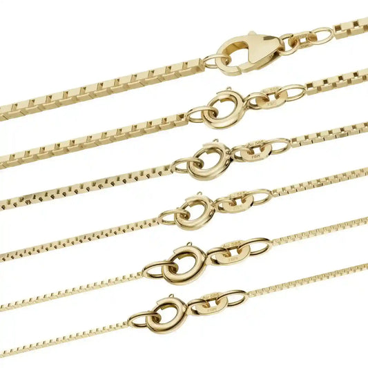 Edle Venezianerkette Halskette 585 - 14 Karat Gold Juwelier Qualität - Firma Holzenplotz - Silberketten-Goldketten.de 