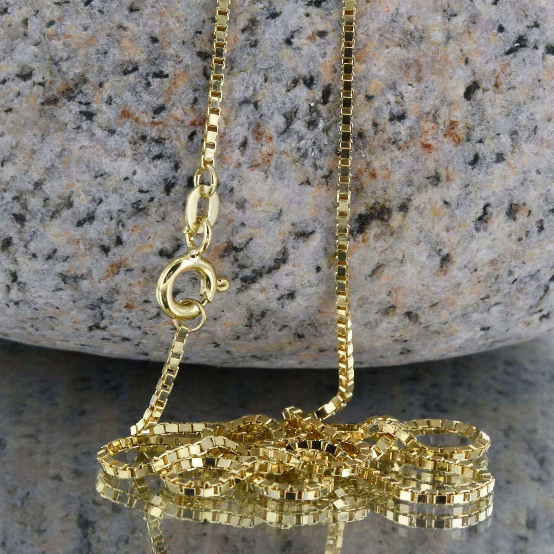 Edle Venezianerkette Halskette 585 - 14 Karat Gold Juwelier Qualität - Firma Holzenplotz - Silberketten-Goldketten.de 