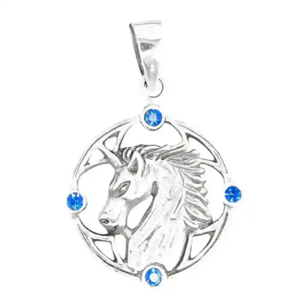 Einhorn Anhänger Schmuck - Einhorn - Durchmesser 23mm