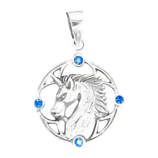 Einhorn Anhänger Schmuck - Einhorn - Durchmesser 23mm