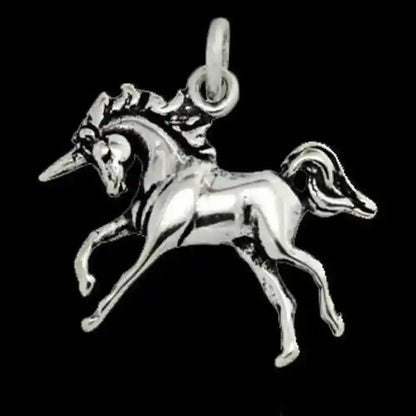 Einhorn Schmuck Anhänger 925er Silber - Einhorn - 27x27mm