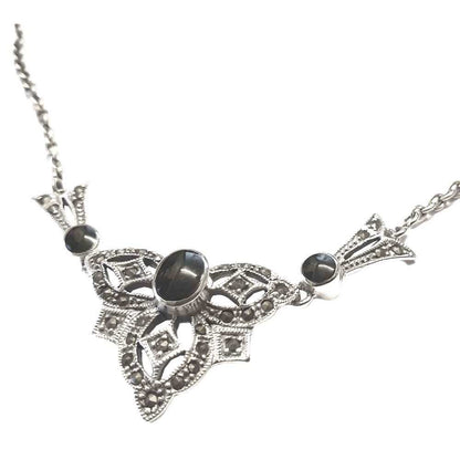 Elegantes Collier Gothic Vintage Jugendstil Trachtenschmuck Steam Punk Silber - Firma Holzenplotz - Silberketten - Goldketten.de