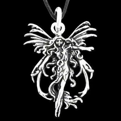 Elfe/Fee Schmuck Anhänger 925er Silber - Elfen Feen - 38x25mm