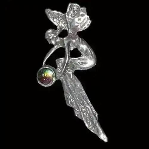 Elfen Anhänger: Die Elfe der Glückseligkeit - Elfen Feen - 50x 23mm