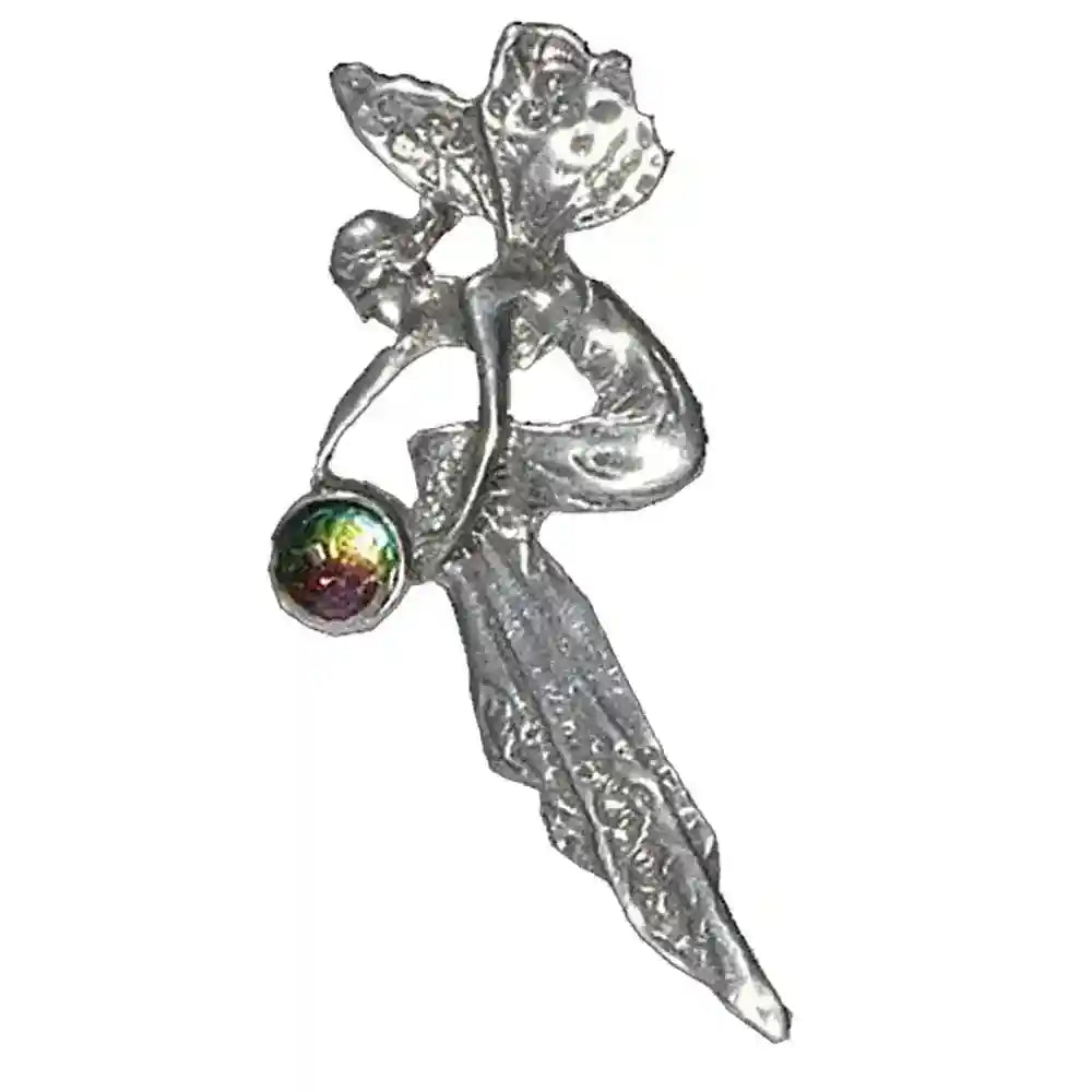 Elfen Anhänger: Die Elfe der Glückseligkeit - Elfen Feen - 50x 23mm