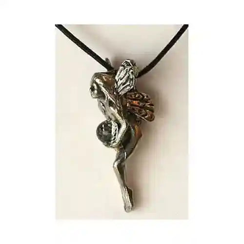 Elfen Anhänger: Die Elfe des Glücks - Elfen Feen - 14x 37mm