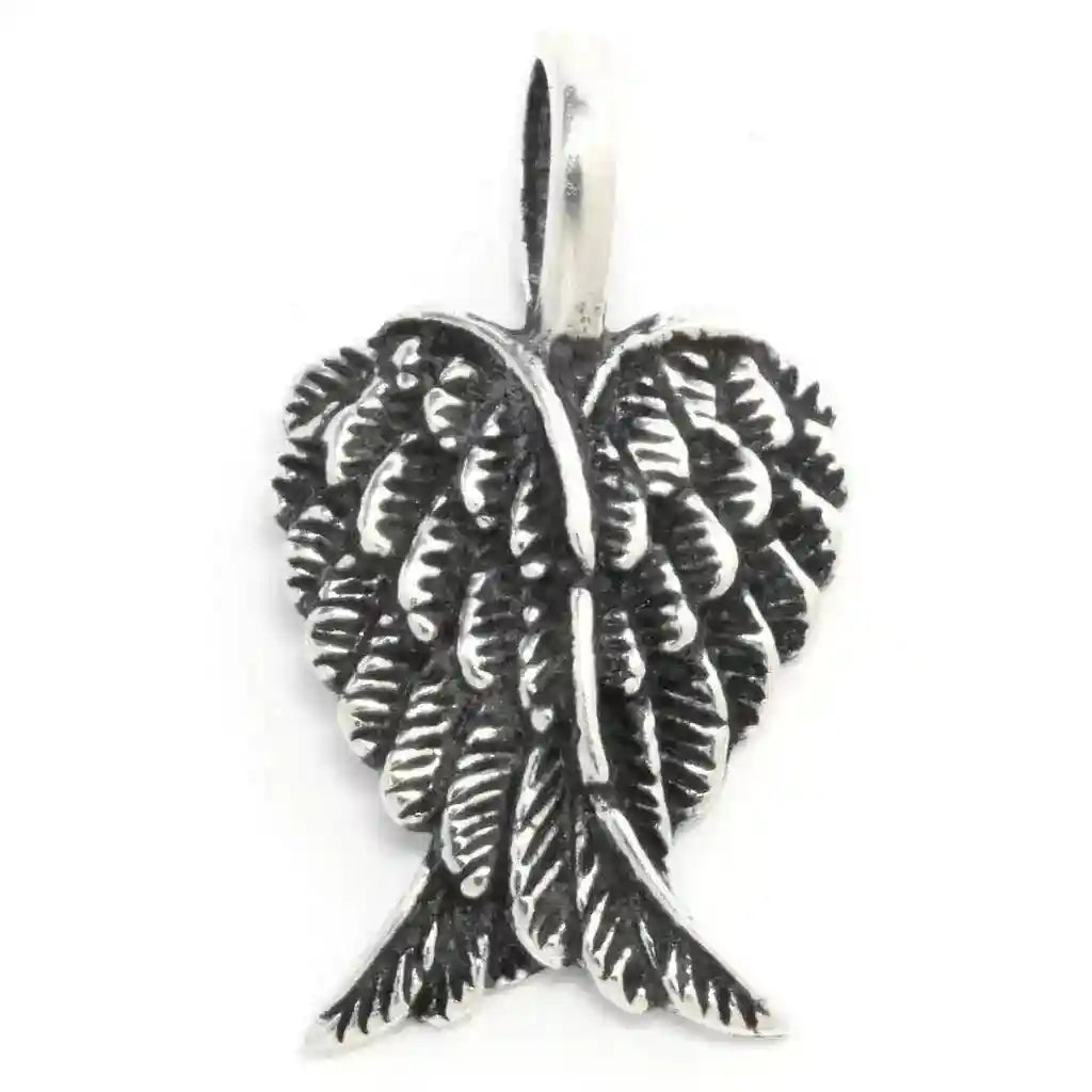 Engelflügel-Paar Schmuck Anhänger 925er Silber - Engel - 32x14mm