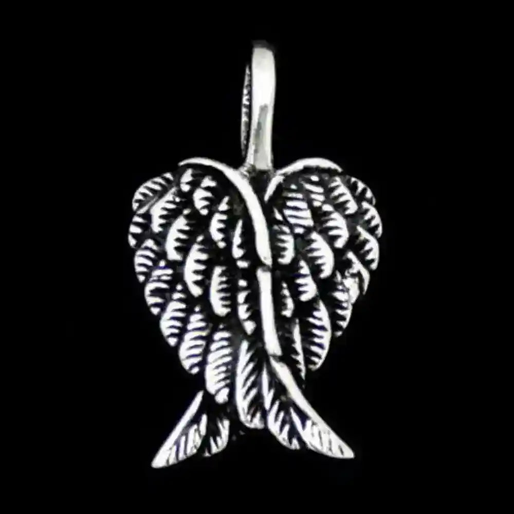 Engelflügel-Paar Schmuck Anhänger 925er Silber - Engel - 32x14mm