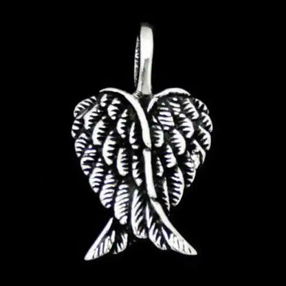 Engelflügel-Paar Schmuck Anhänger 925er Silber - Engel - 32x14mm