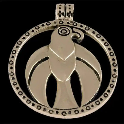Falkenamulett Bronze Anhänger Schmuck - Wikinger - 37x40mm