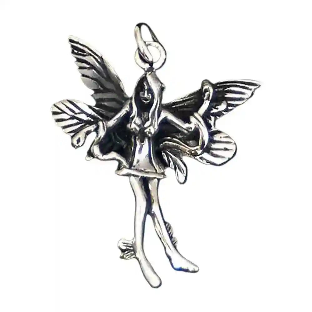 Fee, Elfen Schmuck Anhänger 925er Silber - Elfen Feen -