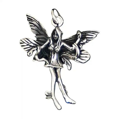 Fee, Elfen Schmuck Anhänger 925er Silber - Elfen Feen -