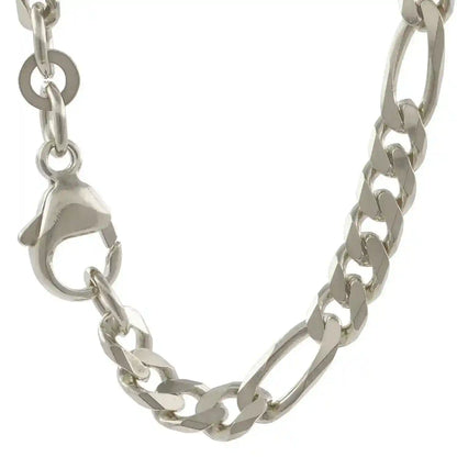 Figarokette Halskette Breite 4,3 mm - 925 Sterlingsilber Auswahl - Firma Holzenplotz - Silberketten-Goldketten.de 
