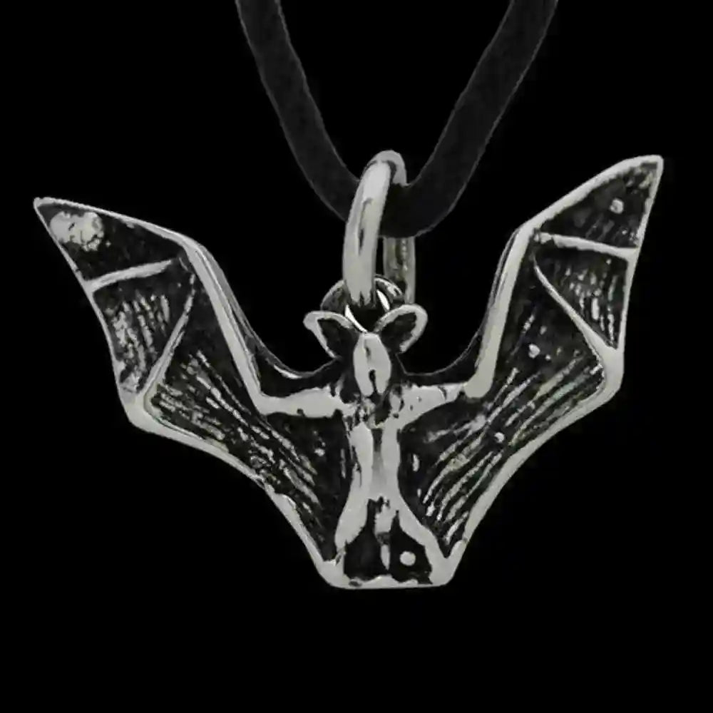 Fledermaus klein Schmuck Anhänger 925er Silber 15x22mm