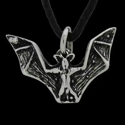 Fledermaus klein Schmuck Anhänger 925er Silber 15x22mm