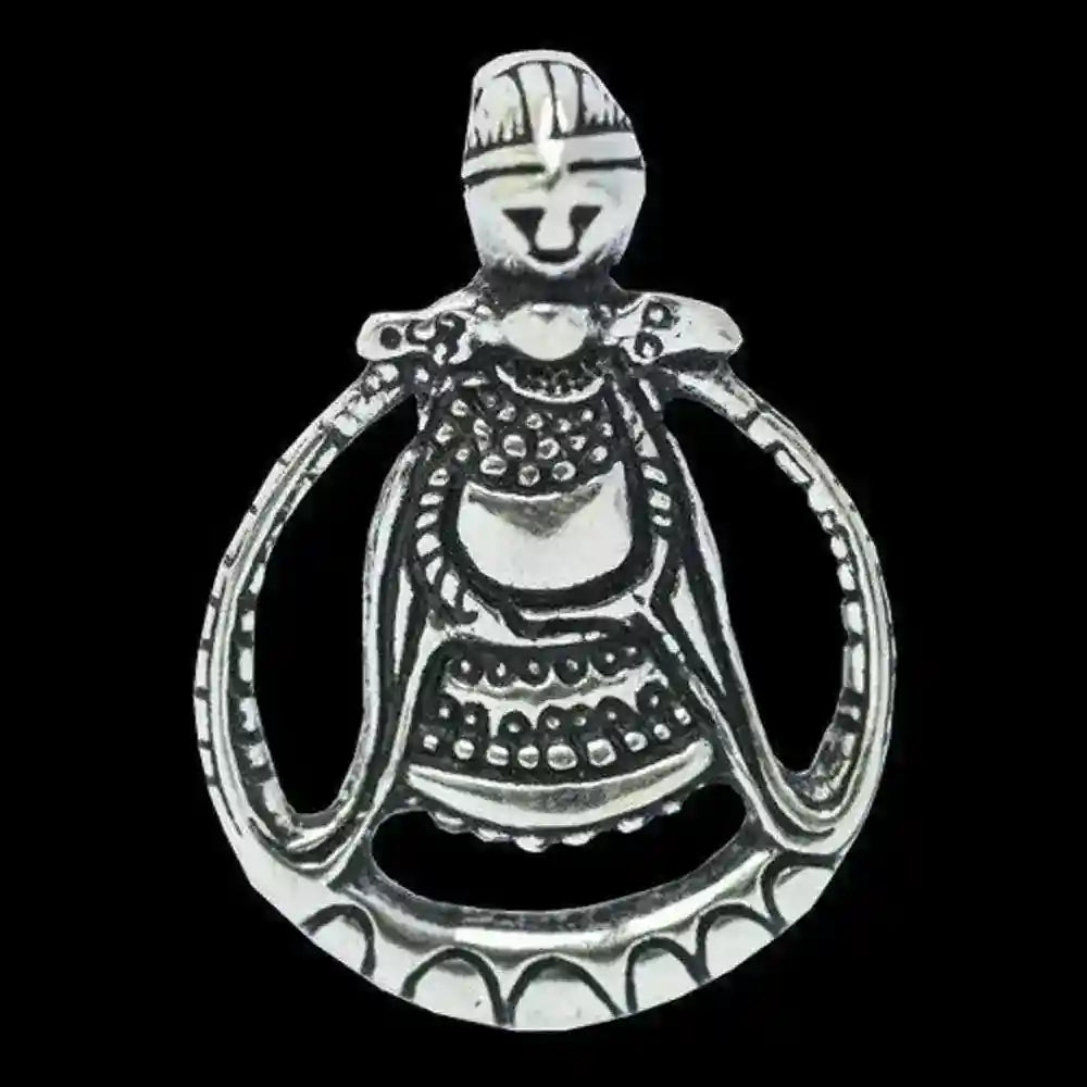 Freya Schmuck Anhänger 925er Silber Walküren Anhänger Viking Wikinger - Wikinger - 31x23mm