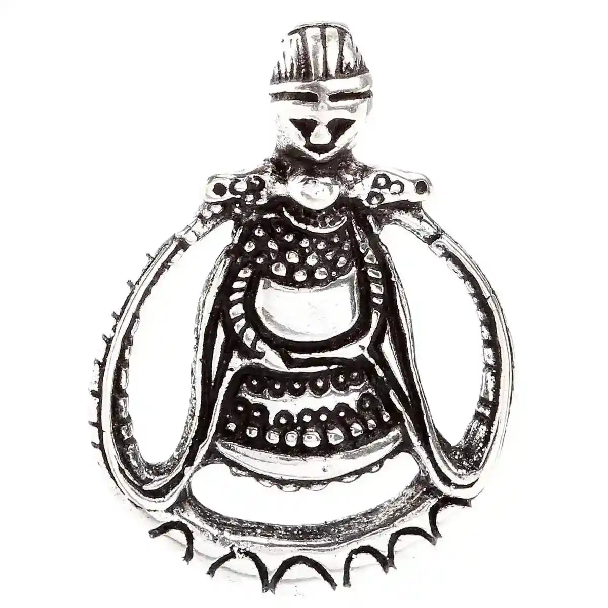 Freya Schmuck Anhänger 925er Silber Walküren Anhänger Viking Wikinger - Wikinger - 31x23mm