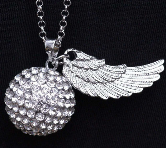 Geschenk Engelsrufer Kugel Flügel Engel Angel Weihnachten Glitzer Rufe