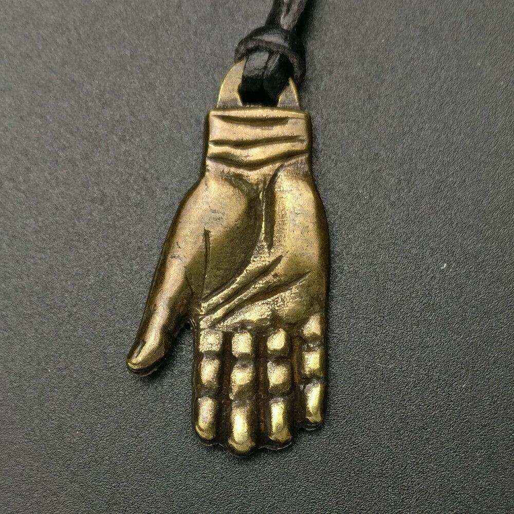 Glückshand aus Bronze Anhänger Schmuck