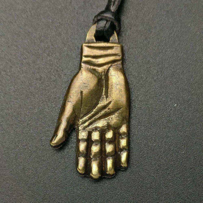 Glückshand aus Bronze Anhänger Schmuck
