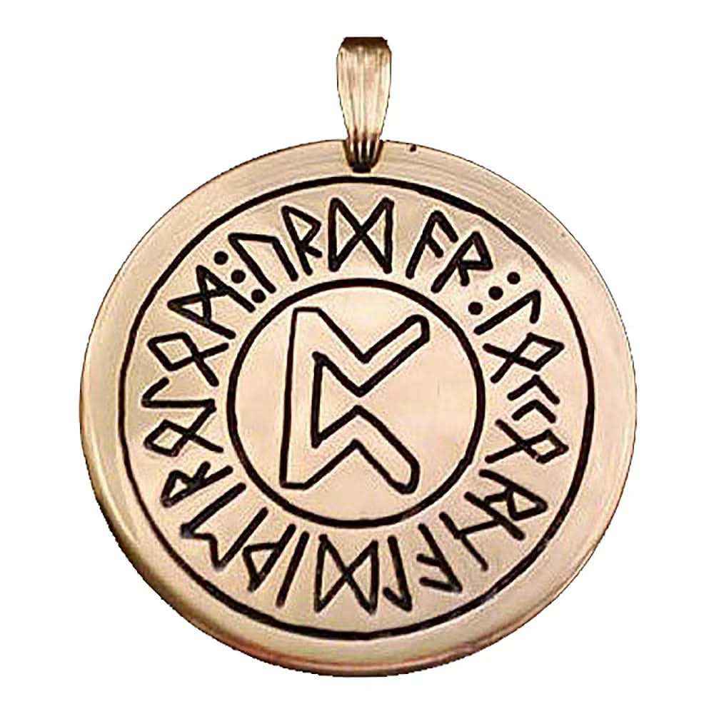 Glücksrune Anhänger Schmuck - Runen - 35mm Durchmesser