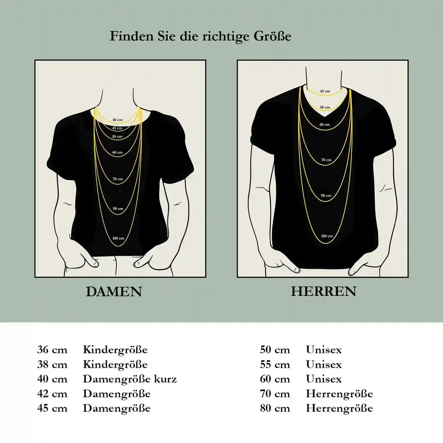 Gold Anhänger Herz mit Goldkette massiv 585 - 14 Karat Gold - Firma Holzenplotz - Silberketten-Goldketten.de 
