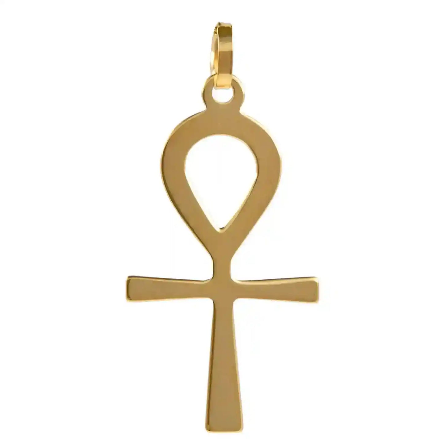 Gold Anhänger Kreuz Lebenszeichen  mit Goldkette 333-8 Karat Gold