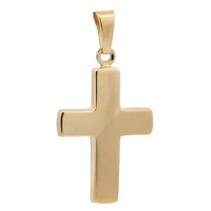 Gold Anhänger Kreuz  mit Goldkette massiv 333 - 8 Karat Gold