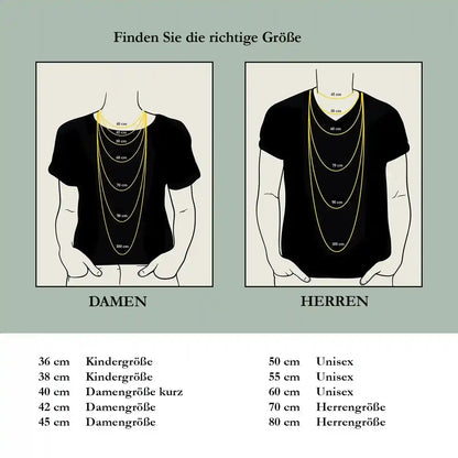 Gold Anhänger Kreuz mit Goldkette massiv 585 - 14 Karat Gold - Firma Holzenplotz - Silberketten-Goldketten.de 