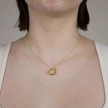 Gold Anhänger Swingheart  mit Goldkette massiv 333 - 8 Karat Gold