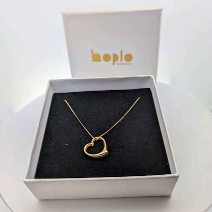 Gold Anhänger Swingheart  mit Goldkette massiv 333 - 8 Karat Gold