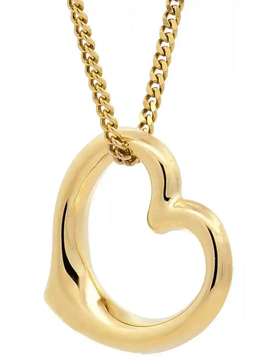 Gold Anhänger Swingheart mit Goldkette massiv 585 - 14 Karat Gold - Firma Holzenplotz - Silberketten-Goldketten.de 
