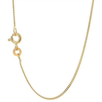 Gold Anhänger Zirkonia mit Perle mit Goldkette 333-8 Karat Gold - Firma Holzenplotz - Silberketten-Goldketten.de 