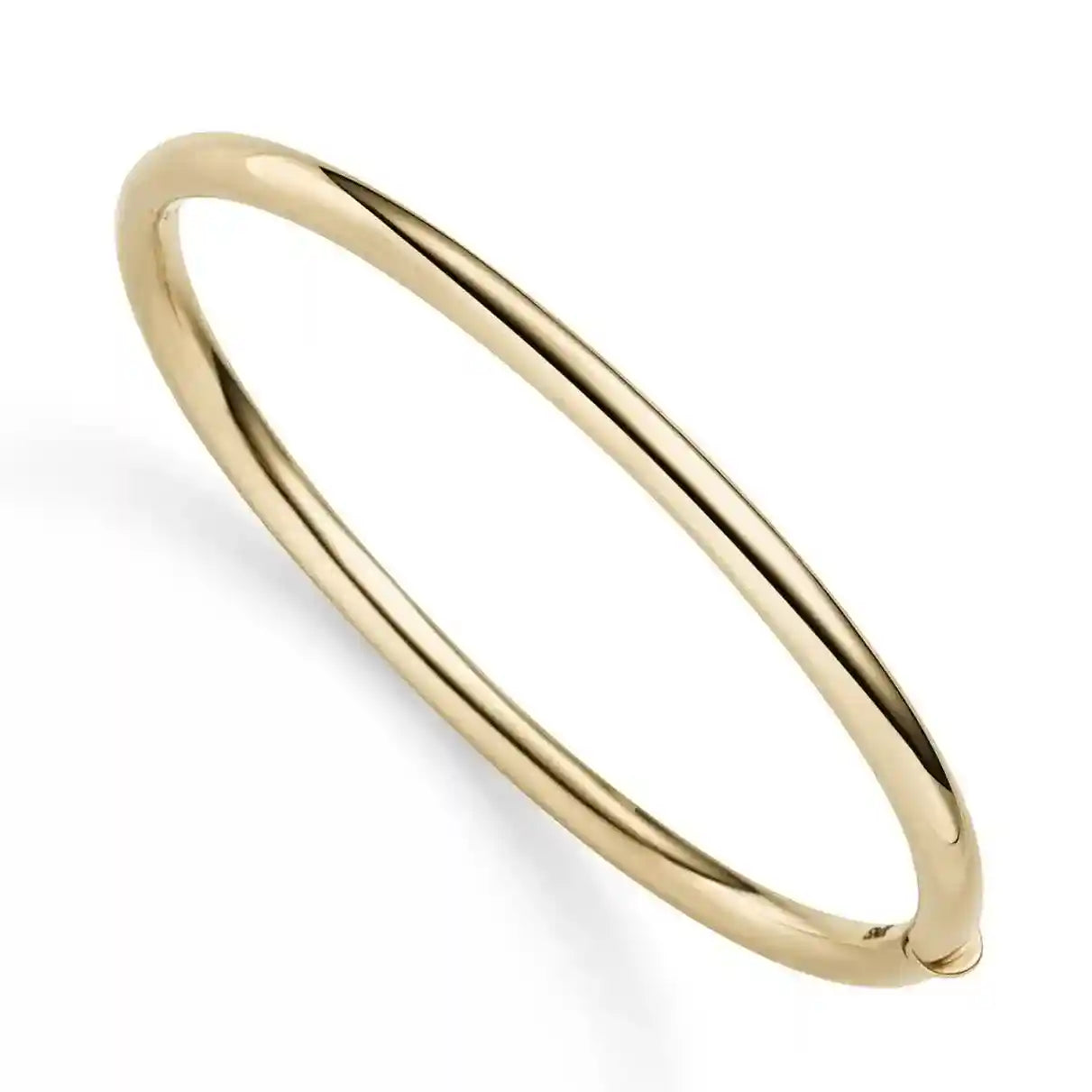 Gold Armreif Breite 4,0  mm 585-14 Karat Gelbgold